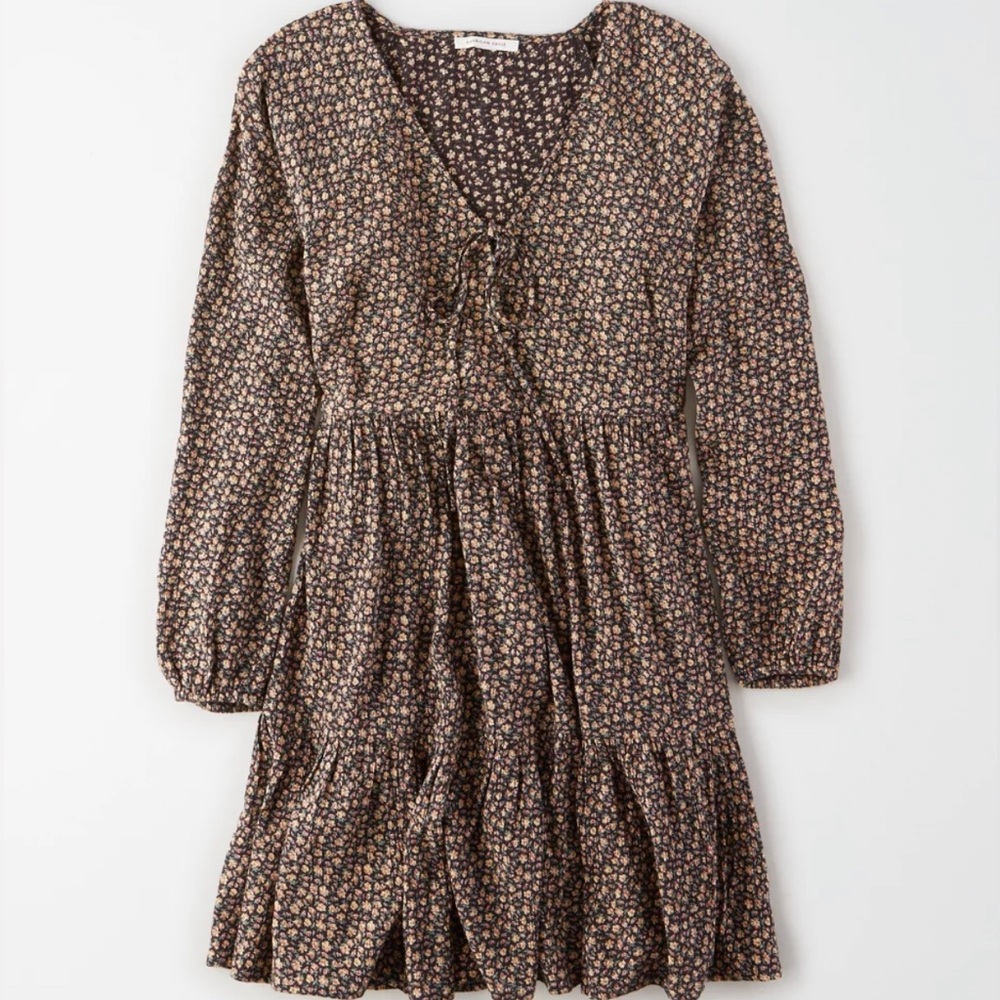 AE Long Sleeve Babydoll Dress - Size Women’s US S
